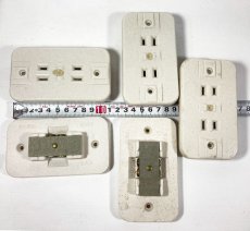 画像5: 1930's "ART DECO" Porcelain Outlet 【デッドストック5個セット】 (5)