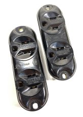 画像1: 1950’s【P&S】Surface Mount Bakelite Outlets  (1)