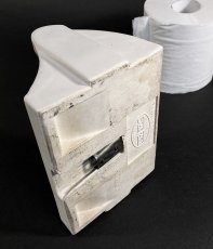 画像6: 1920-30's Art-Deco "Porcelain" Toilet Paper Holder (6)