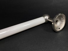 画像7: 1930's "Nickel & Milk Glass" Long Towel Bar (7)