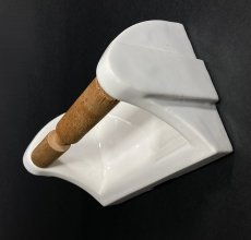 画像4: 1920-30's Art-Deco "Porcelain" Toilet Paper Holder (4)