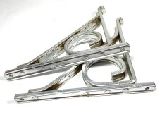 画像3: 1950's Aluminum Shelf Brackets (3)