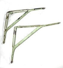 画像1: Steel "Shabby" Wall Shelf Brackets  (1)