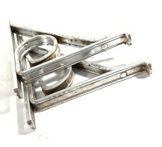 画像4: 1950's Aluminum Shelf Brackets (4)