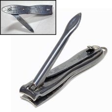 画像1: 1920〜30's Steel Nail Clipper [Key Holder]  (1)