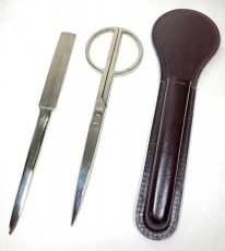 画像3: 1930-40's【SOLINGEN】Germany Scissors & Leather Case (3)