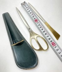 画像8: 1930-40's【SOLINGEN】Germany Scissors & Leather Case (8)