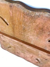 画像9: Antique Solid Oak “Serpentine Edge” Tabletop 【古材です】 (9)