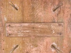 画像10: Antique Solid Oak “Serpentine Edge” Tabletop 【古材です】 (10)