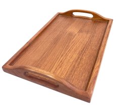 画像2: 1970's Teak Wood Serving Tray  【3サイズセット】 (2)