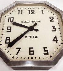 画像8: 1930-40's French【BRILLIE】Octagon Wall Clock (8)