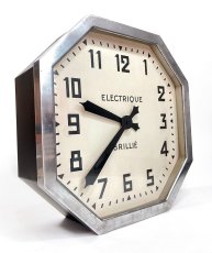 画像2: 1930-40's French【BRILLIE】Octagon Wall Clock (2)