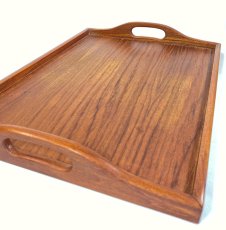 画像14: 1970's Teak Wood Serving Tray  【3サイズセット】 (14)