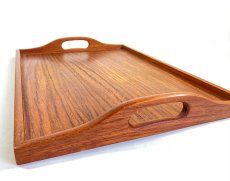 画像18: 1970's Teak Wood Serving Tray  【3サイズセット】 (18)