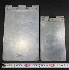 画像6: 1940's 【Wilson-Jones Co.】 "Machine Age" Aluminum Riveted MINI BINDER  【２冊セット】 (6)