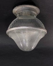 画像1: 1940-50's "HOLOPHANE" Ceiling Light (1)