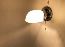 画像2: 1930's Art Deco "Chrome" Bathroom Lamp (2)