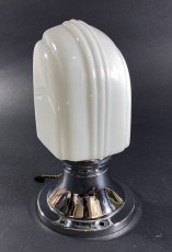 画像4: 1930's Art Deco "Chrome" Bathroom Lamp (4)