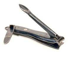 画像3: 1920〜30's Steel Nail Clipper [Key Holder]  (3)