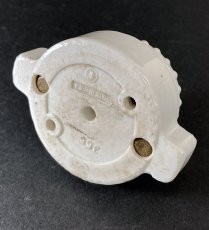 画像4: 1910-20's Porcelain Rosette Lamp parts (4)