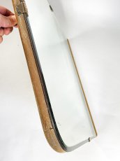 画像9: 1930's【Art Deco】Wooden "BEVELED-Mirror" From Italy (9)