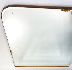 画像11: 1930's【Art Deco】Wooden "BEVELED-Mirror" From Italy (11)