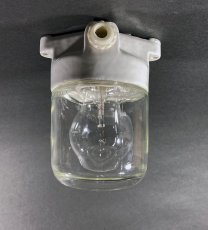 画像1: 1940-50's German Glass＆Porcelain Ceiling/Wall “MINI” Light (1)