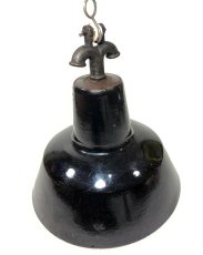 画像1: German-Deco "Black Enamel" Pendant Lamp (1)