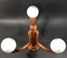 画像7: 1960-70's【DOMUS】German Wood Chandelier (7)