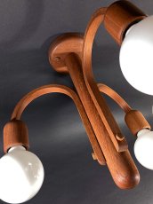 画像6: 1960-70's【DOMUS】German Wood Chandelier (6)