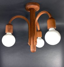 画像3: 1960-70's【DOMUS】German Wood Chandelier (3)