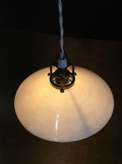 画像3: 1930's German-Deco "Milk Glass" Pendant Lamp (3)