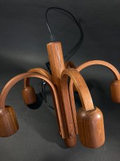 画像7: 1960-70's【DOMUS】German Wood Chandelier (7)