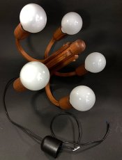 画像4: 1960-70's【DOMUS】German Wood Chandelier (4)