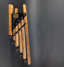 画像2: 1920-30's "Holds more Hanger" Wood＆STEEL Folding Hanger (2)