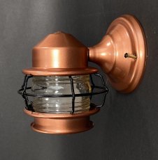 画像4: 1940's "Caged" Outside Porch Lamp  【Restored】 (4)