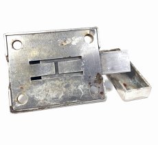 画像3: 1940-50's Nickel Slide Bolt Latch w/ Catch (3)