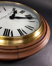 画像15: 1890-1910's ☆BRILLIE☆ French Wooden Wall Clock (15)