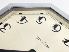 画像10: 1930's ★BRILLIE★  French Octagon Wall Clock  【Mint Condition】 (10)
