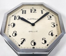 画像6: 1930's ★BRILLIE★  French Octagon Wall Clock  【Mint Condition】 (6)