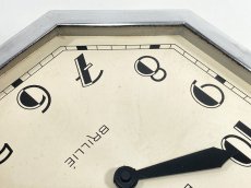 画像9: 1930's ★BRILLIE★  French Octagon Wall Clock  【Mint Condition】 (9)