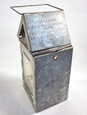 画像5: 1910-20's "Galvanized Steel" Folding Candle Lantern (5)