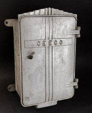 画像1: 1930-50's “CEECO”  Cast Aluminum Railway Telephone Callbox  【ちょ〜特大です。】 (1)