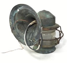 画像7: 1930's "Shabby" Caged Porch Lamp (7)