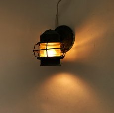 画像3: 1930's "Shabby" Caged Porch Lamp (3)