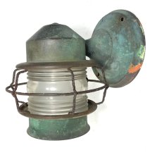 画像3: 1930's "Shabby" Caged Porch Lamp (3)