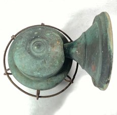 画像6: 1930's "Shabby" Caged Porch Lamp (6)