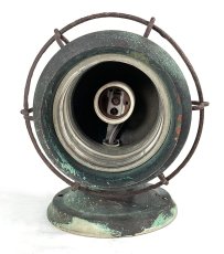 画像8: 1930's "Shabby" Caged Porch Lamp (8)