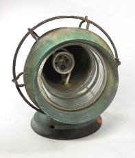 画像8: 1930's "Shabby" Caged Porch Lamp (8)