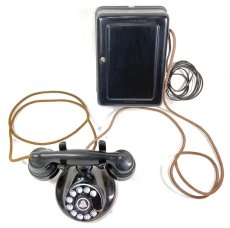 画像5: - 実働品 - 1920's 【Western Electric】Telephone with Ringer Box (5)